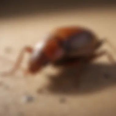 An infographic depicting the behavioral patterns of cockroaches in a home environment.
