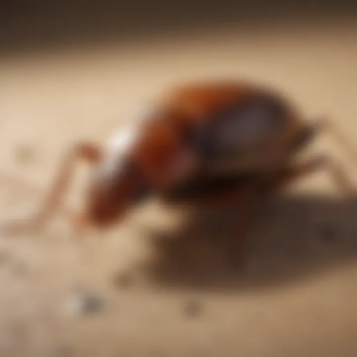 An infographic depicting the behavioral patterns of cockroaches in a home environment.