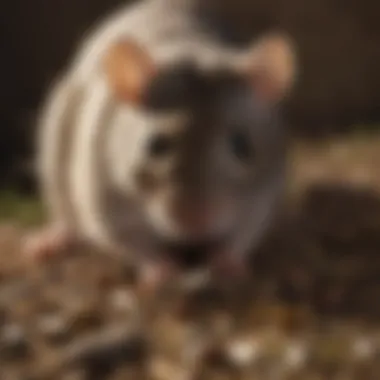 Effective Bait Placement Illustration of bait placement in a rodent-infested area