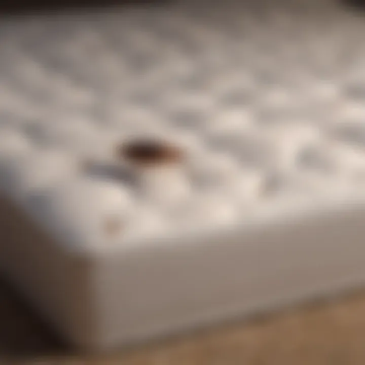 Illustration of bed bugs on a mattress, highlighting the threat