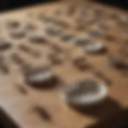 A selection of various ant traps displayed on a table