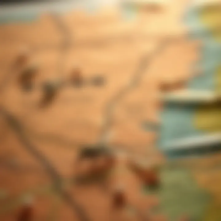 Map highlighting regulatory considerations for pest control