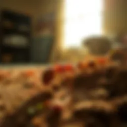 Ant infestation in a home