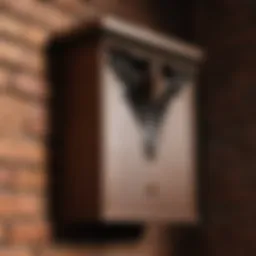 A serene home environment with a bat box installed