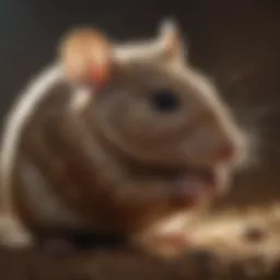Detailed view of common rodent species in Greenville