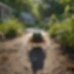 A serene backyard showcasing eco-friendly pest control methods