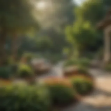 Pest-Free Outdoor Spaces A serene garden setting free of pests, illustrating effective pest management