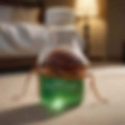 Detailed view of Bed Bug B Gon Max bottle