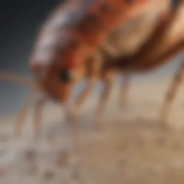 Physiological Responses to Bites Illustration showing the physiological reaction to bed bug bites