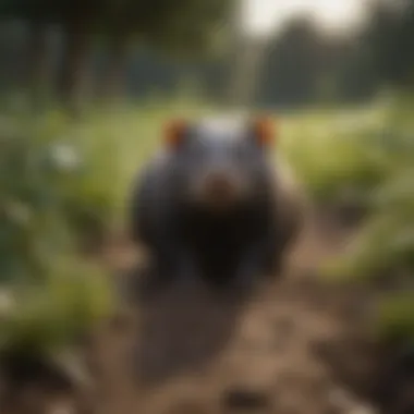 Sustainable Practices for Preventing Mole Infestations Eco-friendly mole prevention strategies illustrated