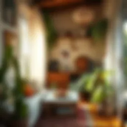 A cozy home environment with natural barriers against pests