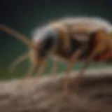 A close-up of a common pest found in Lincoln, IL, highlighting its features.