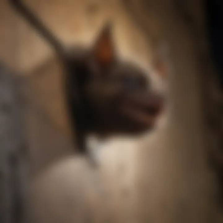 Illustration of humane bat removal techniques