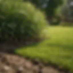 A beautifully maintained lawn with no visible mole activity