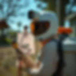 A detailed view of pest control equipment used by Aptive