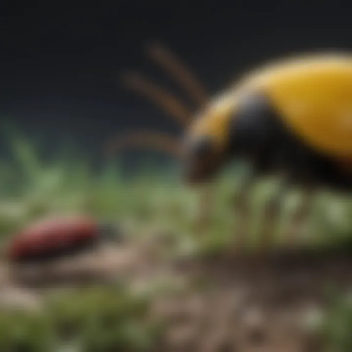 Diagram showing ecological impact of pests