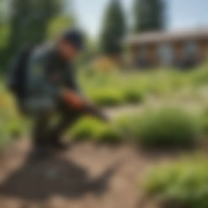 Innovative pest control techniques demonstrated in a Yukon garden