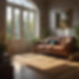 A tranquil home environment showcasing effective pest control measures