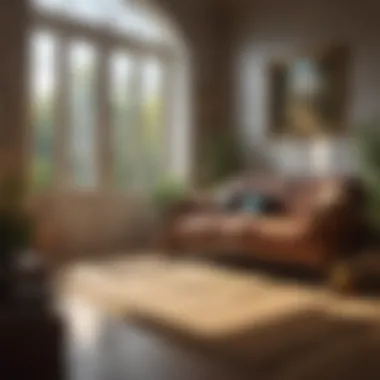 A tranquil home environment showcasing effective pest control measures