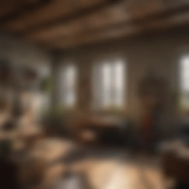 Detailed view of the Taexx installation layout within a house