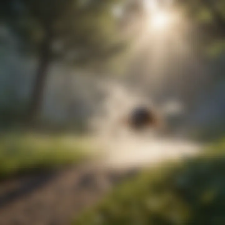 Illustration of effective fogging technique
