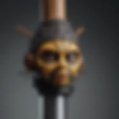 Specialized Design of Wasp Removal Pole Close-up of the head of a wasp removal pole showing its specialized design