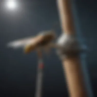 Safety Measures for Wasp Removal Illustration of safety measures while using a wasp removal pole
