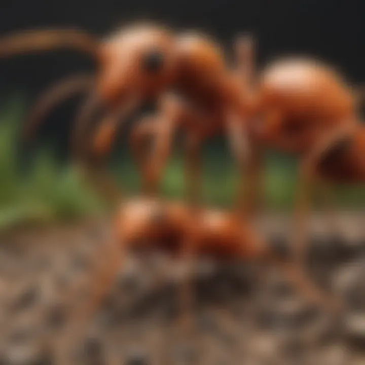 Identification features of fire ants