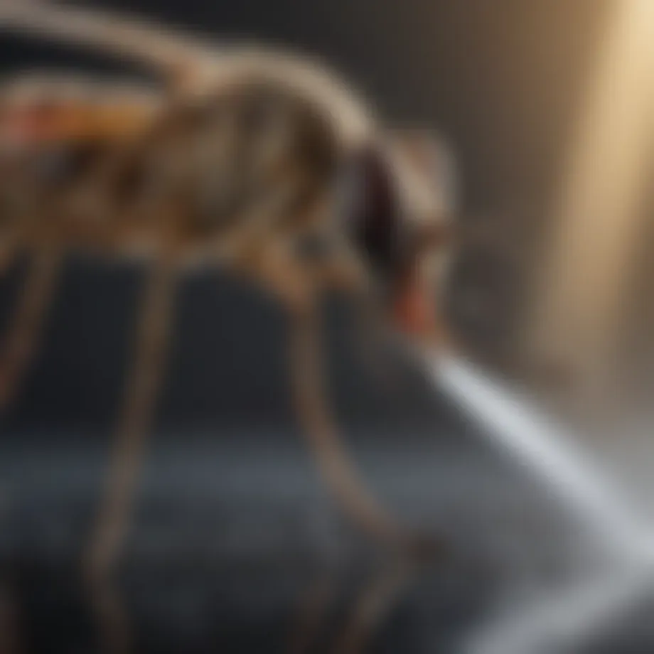 A close-up view of a mosquito fogger spray nozzle