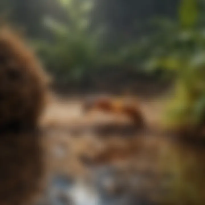 Visual representation of the environmental impact of imidacloprid usage