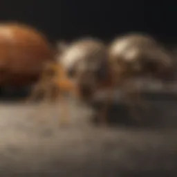 Close-up of various pests commonly found in homes