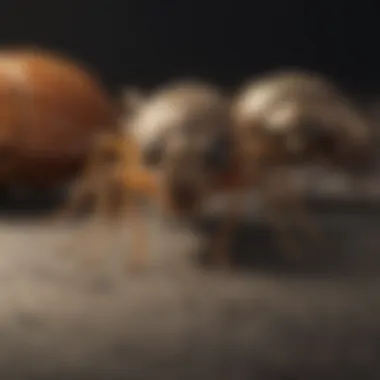 Common Household Pests Close-up of various pests commonly found in homes