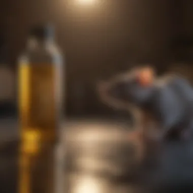 A close-up of a scent known to repel rats