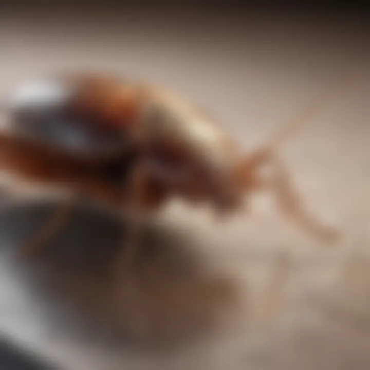 Expert reviewing bed bug traps