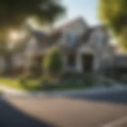 A serene residential neighborhood in Draper, Utah