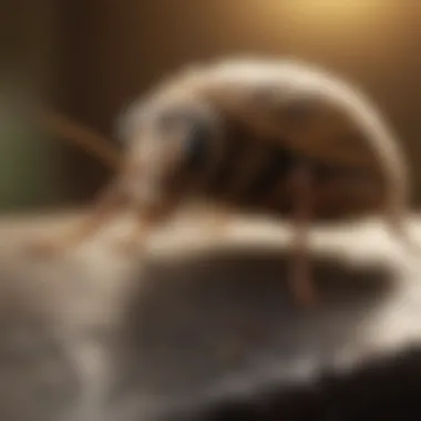 A close-up view of common pests found in homes.