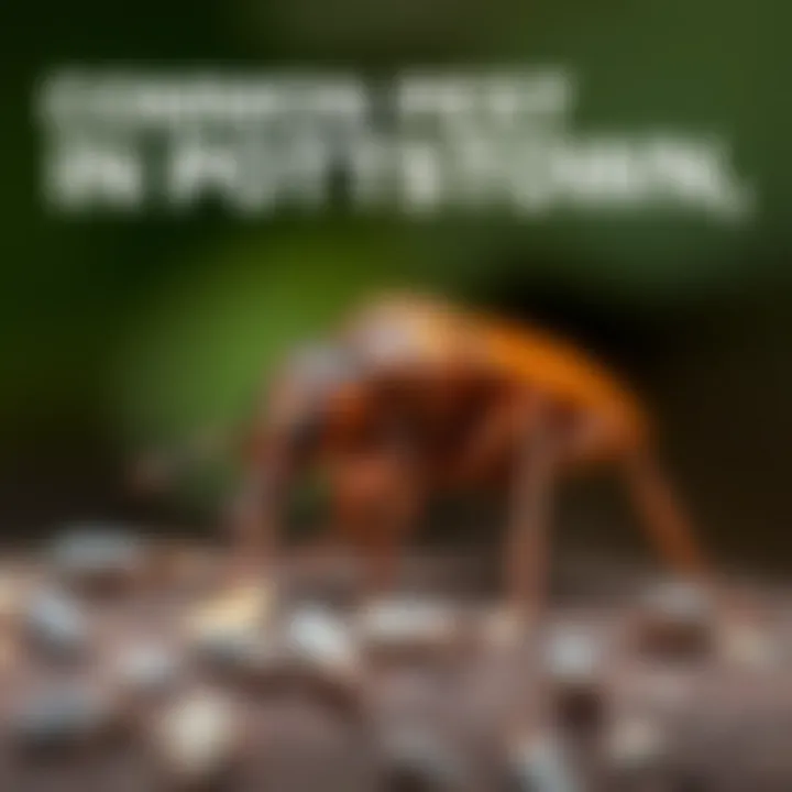 Infographic showcasing common pests found in Pottstown