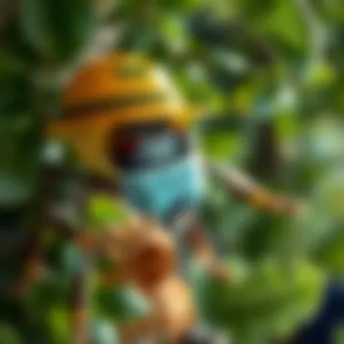 Visual representation of eco-friendly pest control solutions