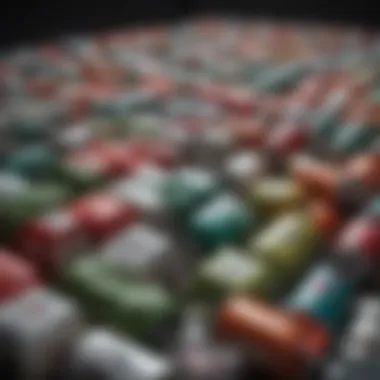 Types of Pesticide Packaging Collection of various pesticide packaging types