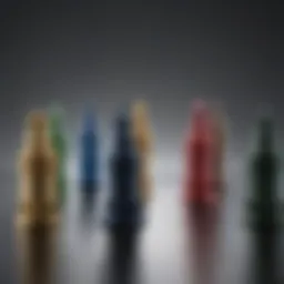 Different types of pesticide sprayer nozzles displayed.