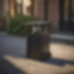 Stylish raccoon-proof garbage can design