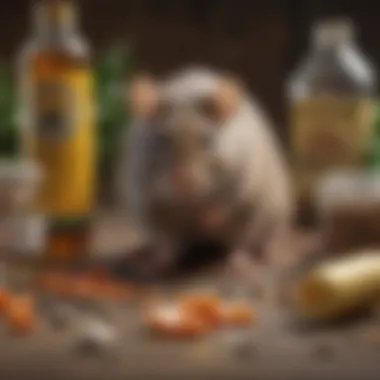 Close-up of active ingredients found in rodent poisons