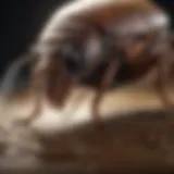 Close-up view of a roach fogger in use