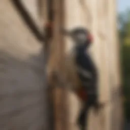 Woodpecker on Siding