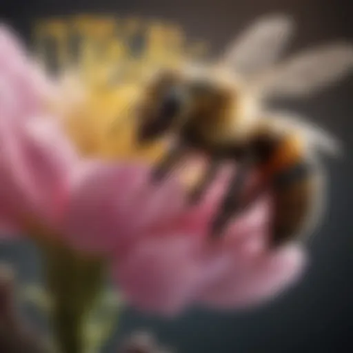 Close-up of a bee on a flower