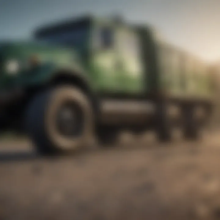 Close-up of a Terminix truck's features and branding.