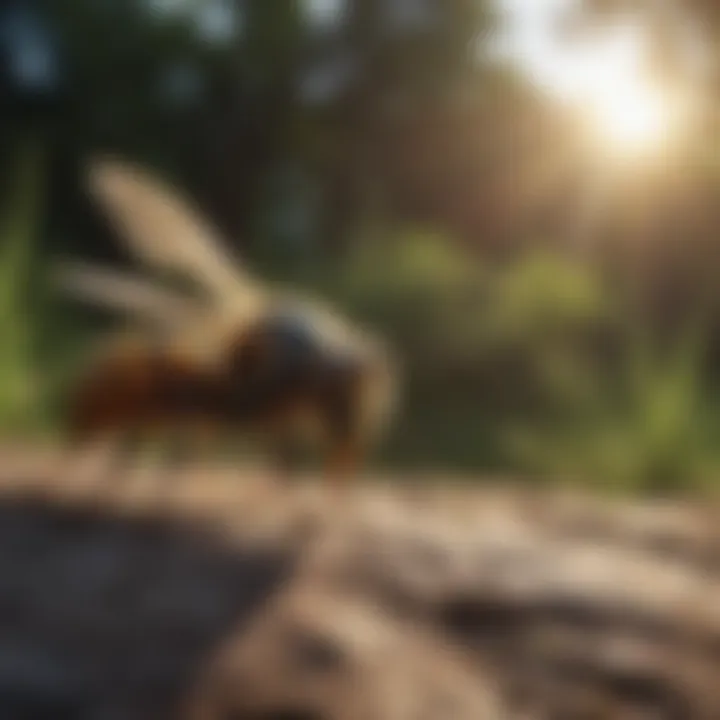 Eco-friendly wasp repellent application