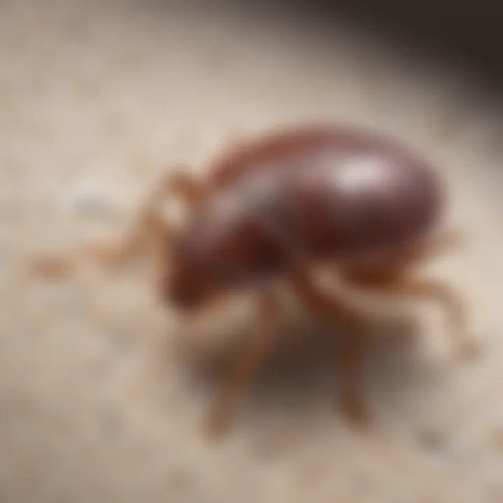 Diagram illustrating bed bug life cycle