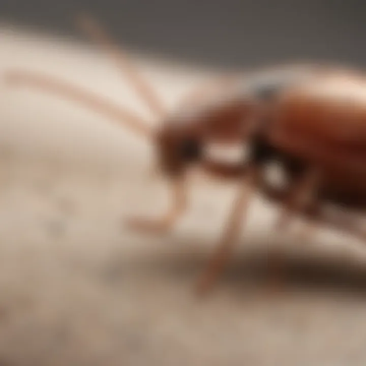 Illustration of bed bug life cycle