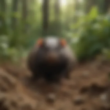 Understanding the Environment of Trugreen Moles Trugreen mole in its natural habitat